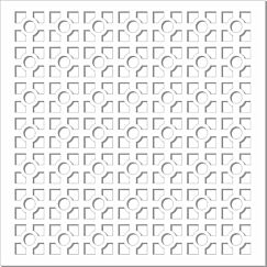 1830mm x 610mm x 3mm Ashley  White Painted Radiator Grill