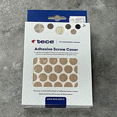 Self Adhesive Cover Caps 14mm Diam Alabaster/Ivory U104 1 Box = 50x50 sheets (2500pcs)