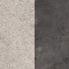 4100mm x 640mm x 8mm F052 / F121 Calais Travertine / Anthracite Metal Rock Splashback