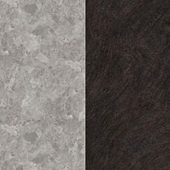 4100mm x 640mm x 8mm F076 / F237 Grey Braganza Granite / Cupria Slate Splashback