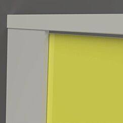 3 Metre Head Rail 38x22x3 SAA (17-21mm) Cubicle Fitting