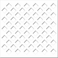1830mm x 610mm x 3mm Manilla White Painted Radiator Grill