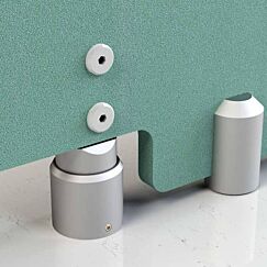 50mm Partition Support Leg (12-21mm) Cubicle Fitting